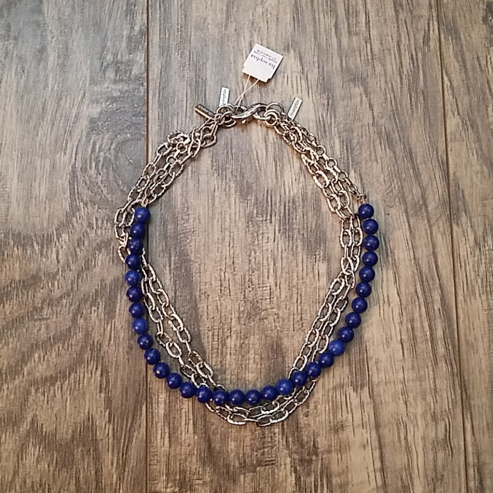 Lia sophia 3 strand convertible necklace